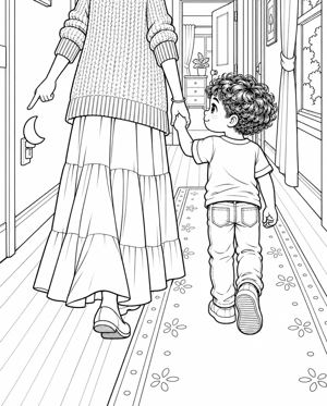 Colouring page: Know the way